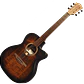 Lâg Auditorium Cutaway Tramontane 70 A/E - Black & Brown - Thumbnail 4
