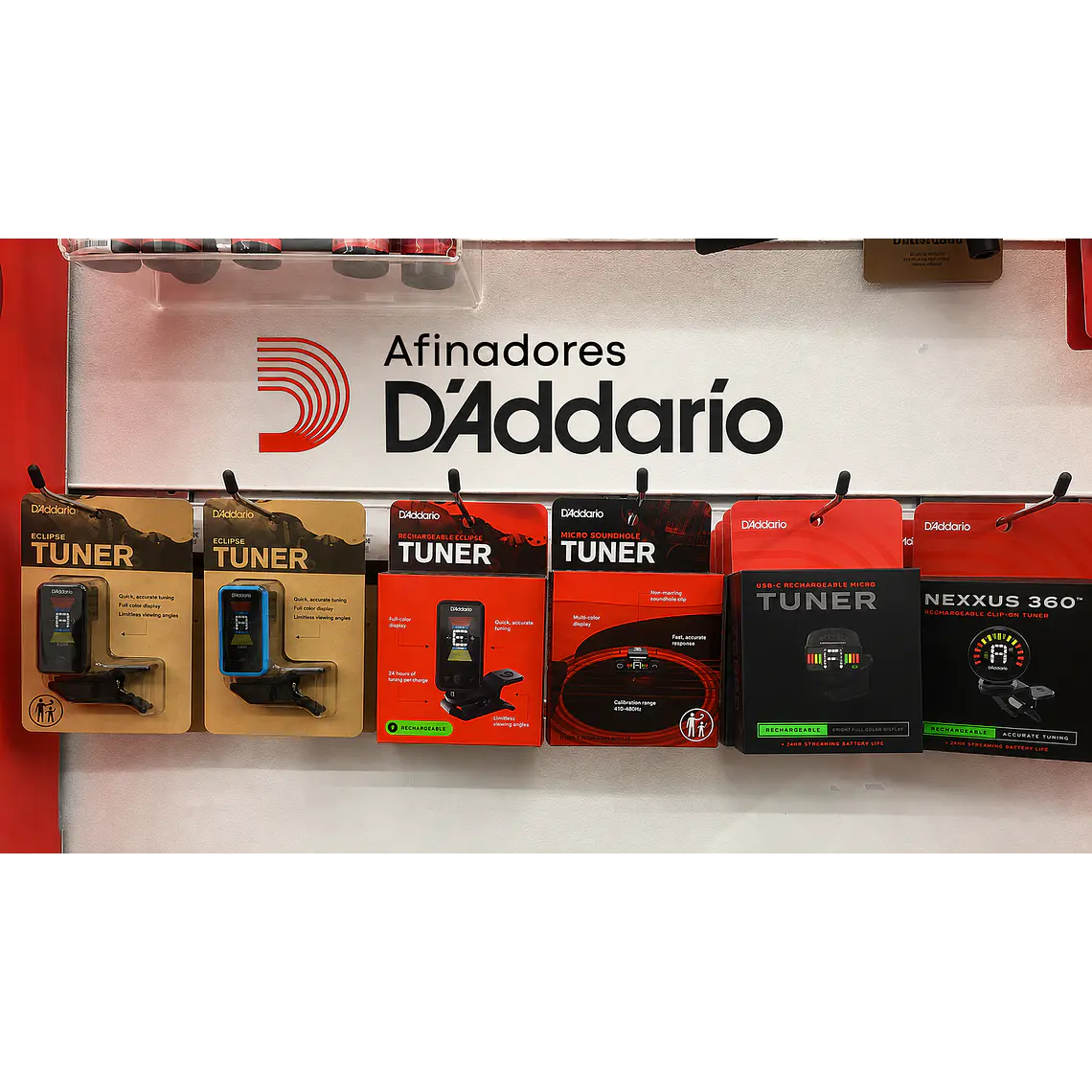 D'Addario Nexxus 360 Rechargeable Guitar Tuner 15