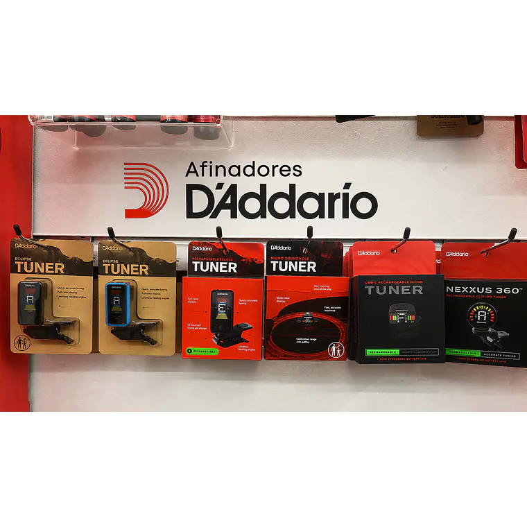 D'Addario Nexxus 360 Rechargeable Guitar Tuner 15