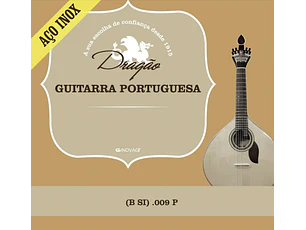 Dragão CORDA GUITARRA PORTUGUESA .009P Aço Inox (B)