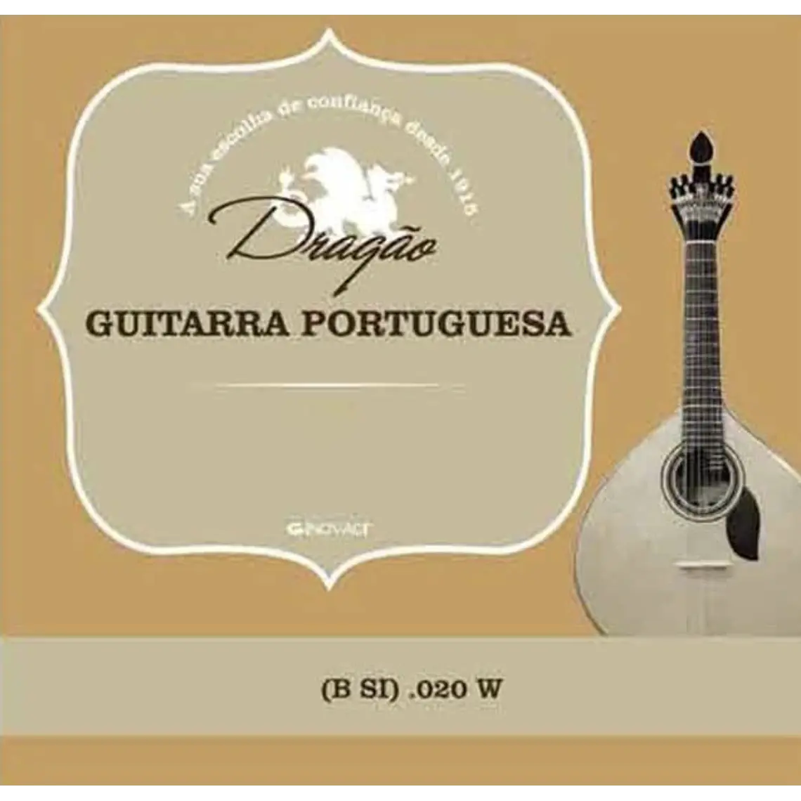 Corda Guitarra Portuguesa Silver B Si .020W Bordão GP864  1