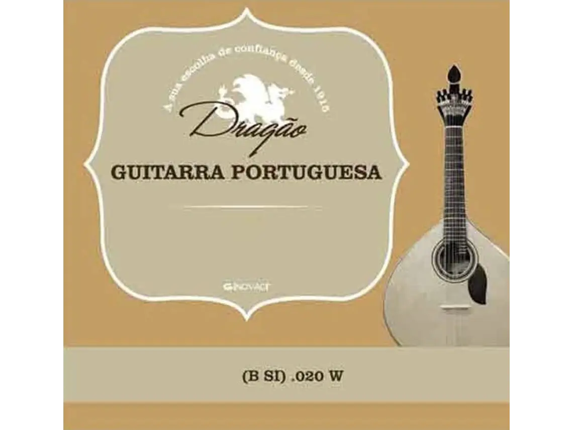 Corda Guitarra Portuguesa Silver B Si .020W Bordão GP864  1