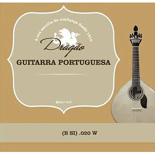 Corda Guitarra Portuguesa Silver B Si .020W Bordão GP864 