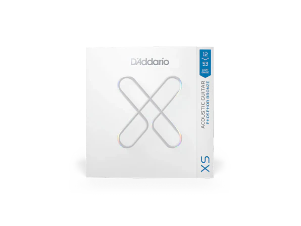 D'Addario XSAPB1253 12-53 Light, XS Phosphor Bronze Coated Acoustic Guitar Strings 4