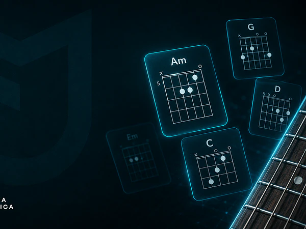 4 acordes básicos de guitarra