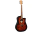 LÂG DREADNOUGHT CUTWAY TRAMONTANE 70 A/E - BLACK & BROWN - Thumbnail 1