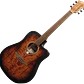 LÂG DREADNOUGHT CUTWAY TRAMONATNE 70 A/E - BLACK & BROWN - Thumbnail 3