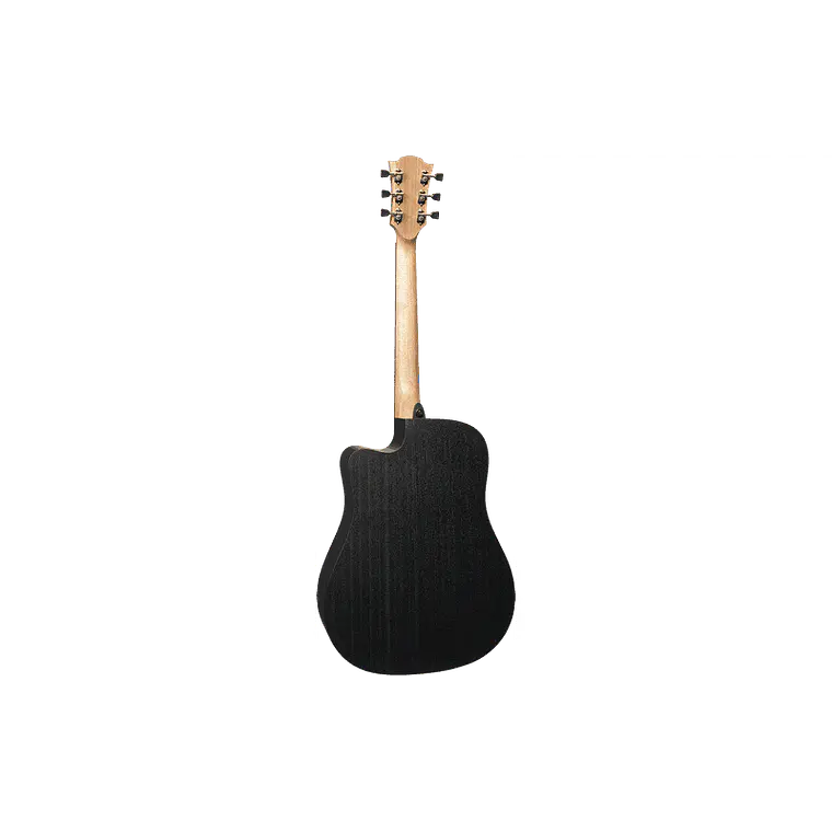 LÂG DREADNOUGHT CUTWAY TRAMONATNE 70 A/E - BLACK & BROWN 4