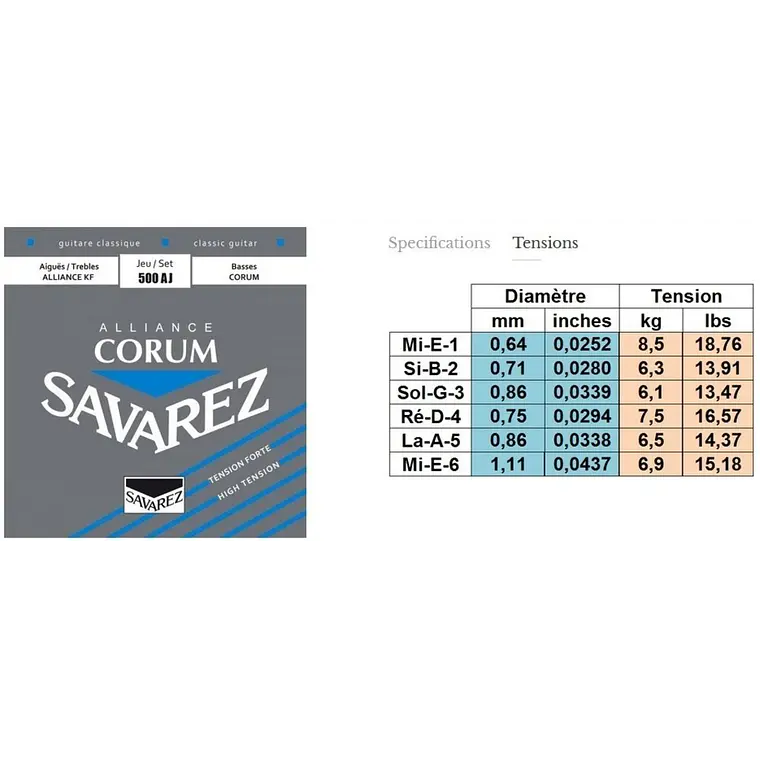 Savarez Corum Alliance 500AJ 2