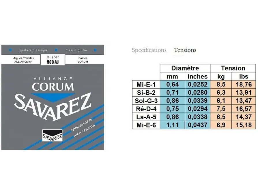 Savarez Corum Alliance 500AJ 2