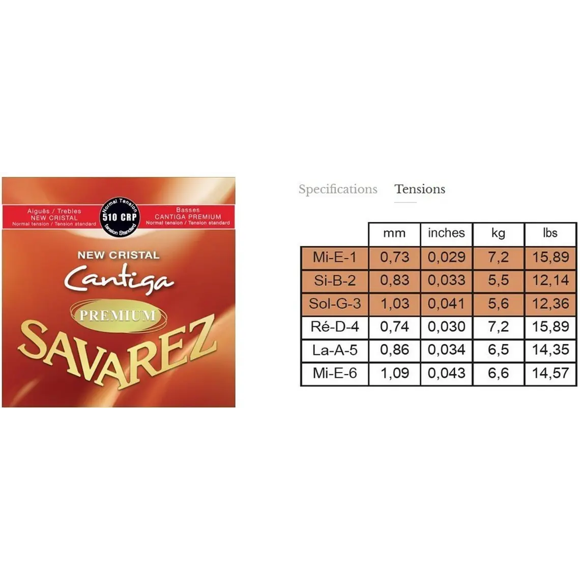 Savarez New Cristal Cantiga Premium 510CRP 3