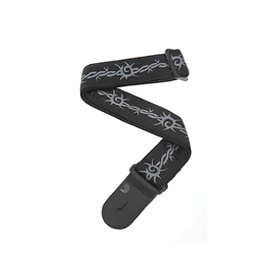 D'Addario 50F04 Woven Guitar Strap - Barbed Wire