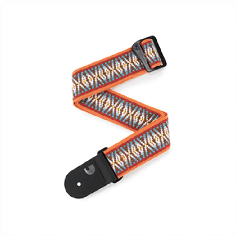 D'Addario 50G08 Woven Guitar Strap - Sunrise Hootenanny 1