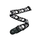 D'Addario 50H01 Woven Guitar Strap - Cross Bone Skull - Thumbnail 1