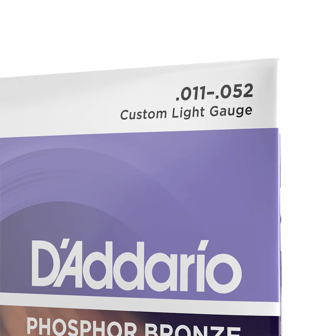D'Addario EJ26 Phosphor Bronze Acoustic Guitar Strings Custom Light 11-52 3