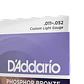 D'Addario EJ26 Phosphor Bronze Acoustic Guitar Strings Custom Light 11-52 - Thumbnail 3