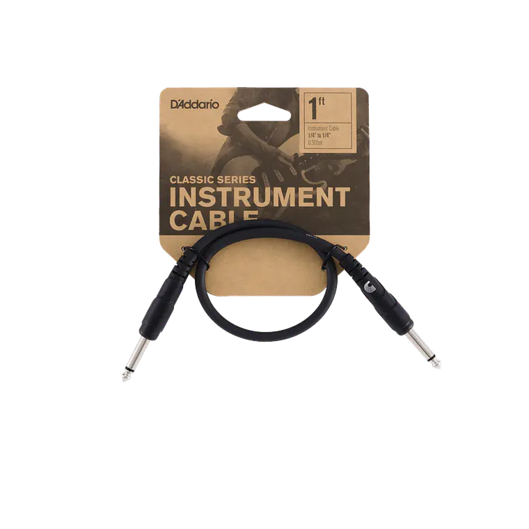 D'Addario Classic Series Patch Cable PW-CGTP-01 - 30.48 cm 1