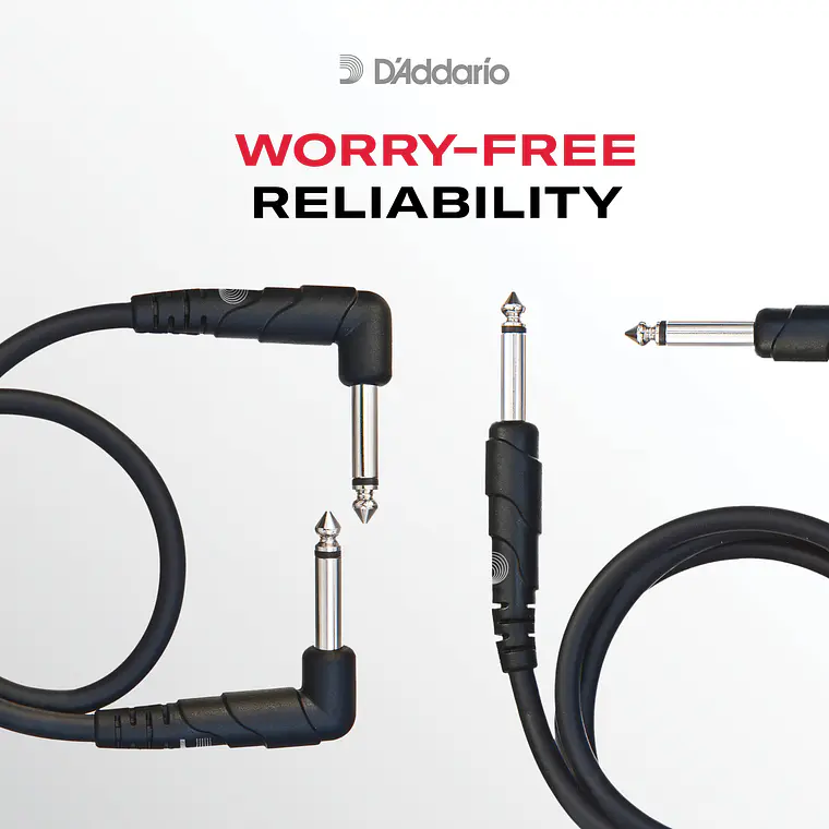 D'Addario Classic Series Patch Cable PW-CGTP-01 - 30.48 cm 4