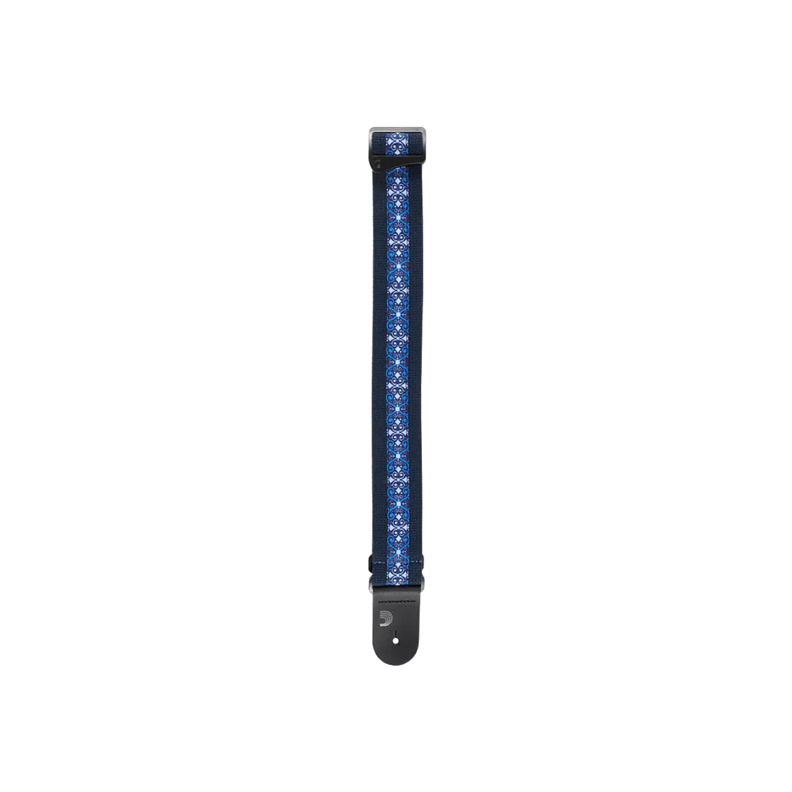 D'Addario 50CT03-DX Deluxe Cotton Guitar Strap - Blue 3