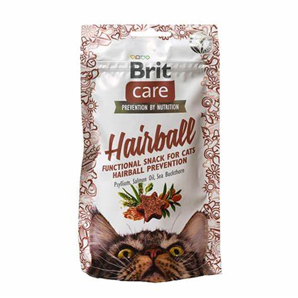 BRIT CARE SNACK HAIRBALL 50G