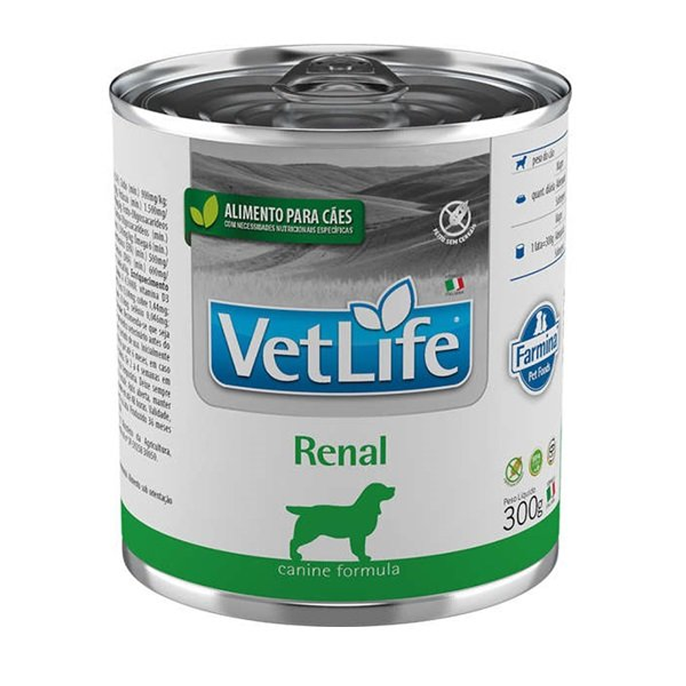 VET LIFE LATA CANINO RENAL 300gr