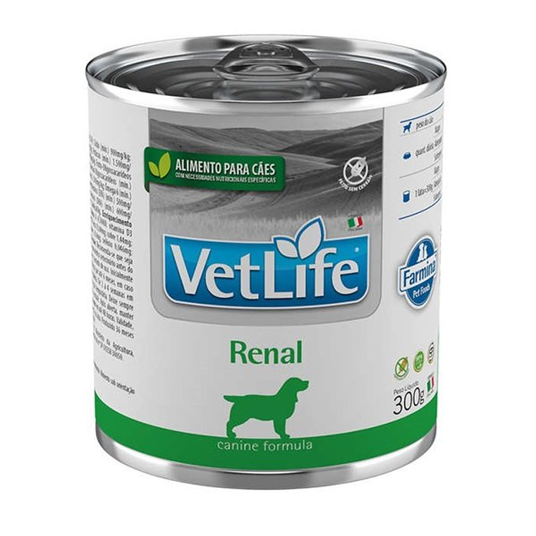 VET LIFE LATA CANINO RENAL 300gr 1
