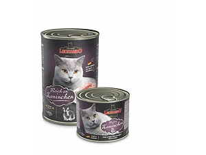 Leonardo Lata Conejo - Alimento Húmedo para gatos.