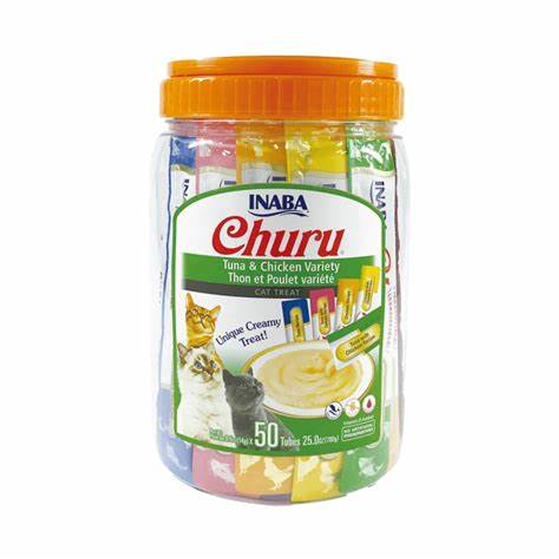 Balde Churu atun  y pollo 50 Tubos 1