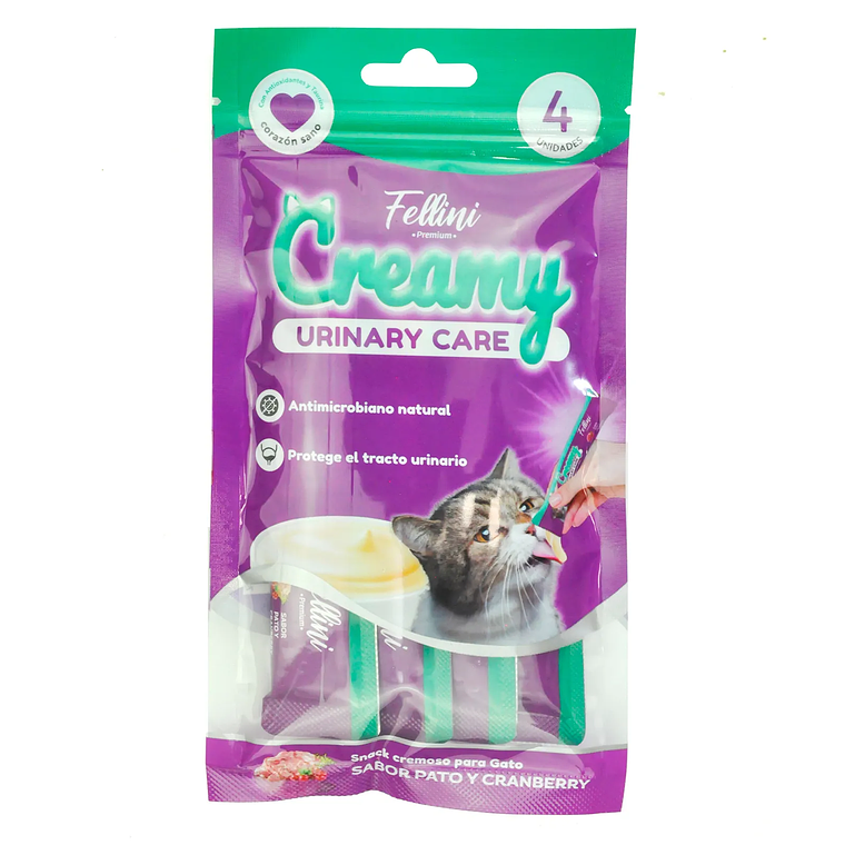 SNACK FELLINI CREAMY PATO Y CRANBERRY URINARY CARE (60gr) 1