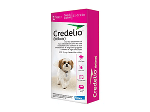 Credelio 112,5 Mg. Perros 2,5-5,5 Kg. 1 Comprimido Masticable