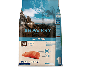 BRAVERY - SALMON MINI PUPPY SMALL BREEDS 2KG