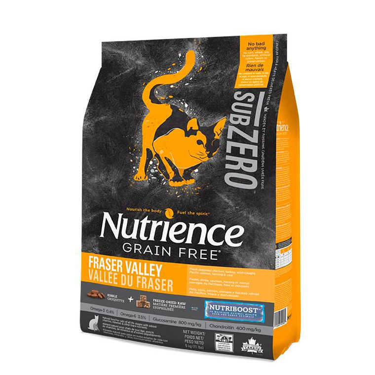 NUTRIENCE SUBZERO CAT FRASER VALLEY 1.8KG 1