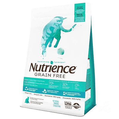 NUTRIENCE GRAIN FREE CAT INDOOR  5 KG