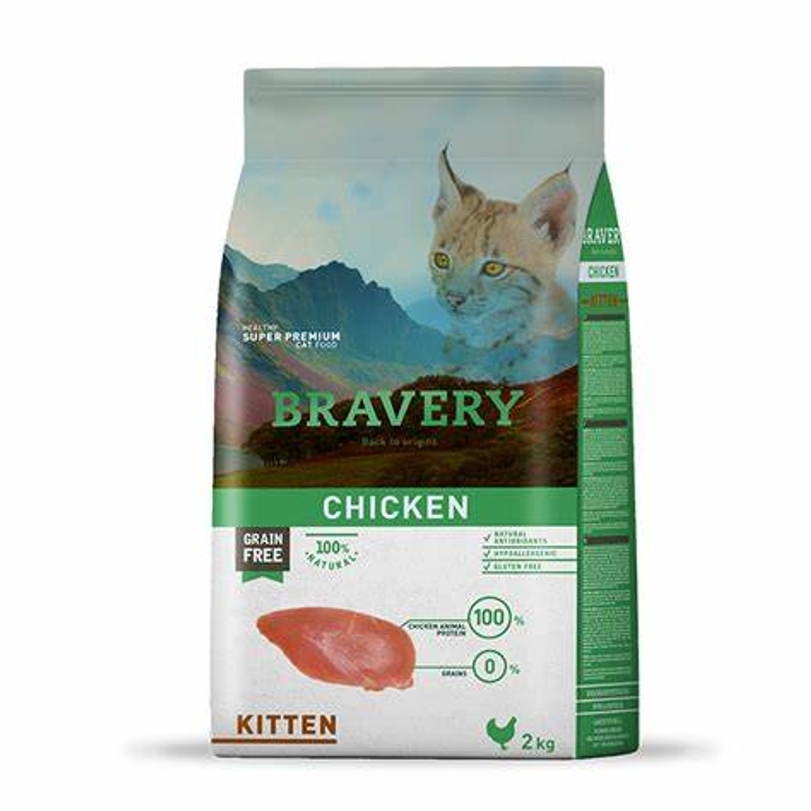 Bravery Kitten Chicken 2kg 1