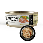 Bravery Pollo Y Zanahoria alimento húmedo para gatos 70gr