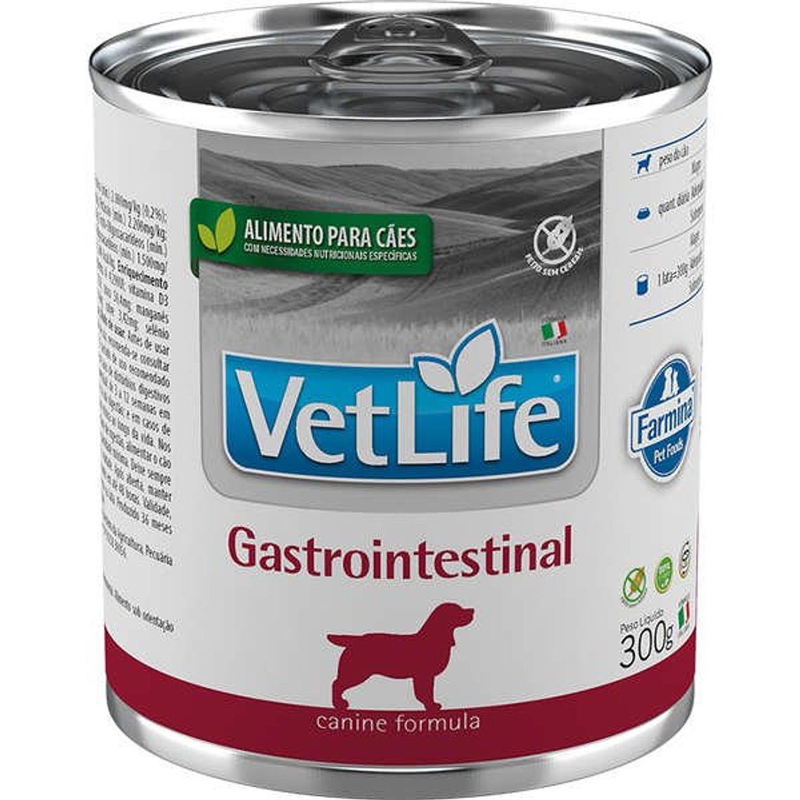 VET LIFE DOG GASTROINTESTINAL LATA 300GR 1