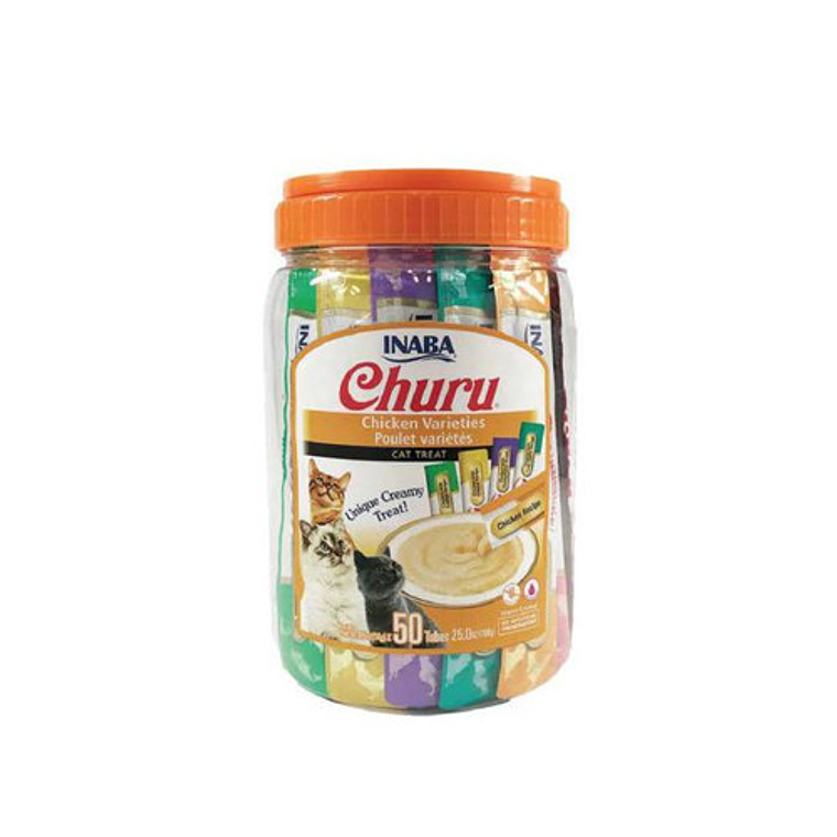 Inaba Churu Chicken Varieties Balde 50 Tubos Snack 1