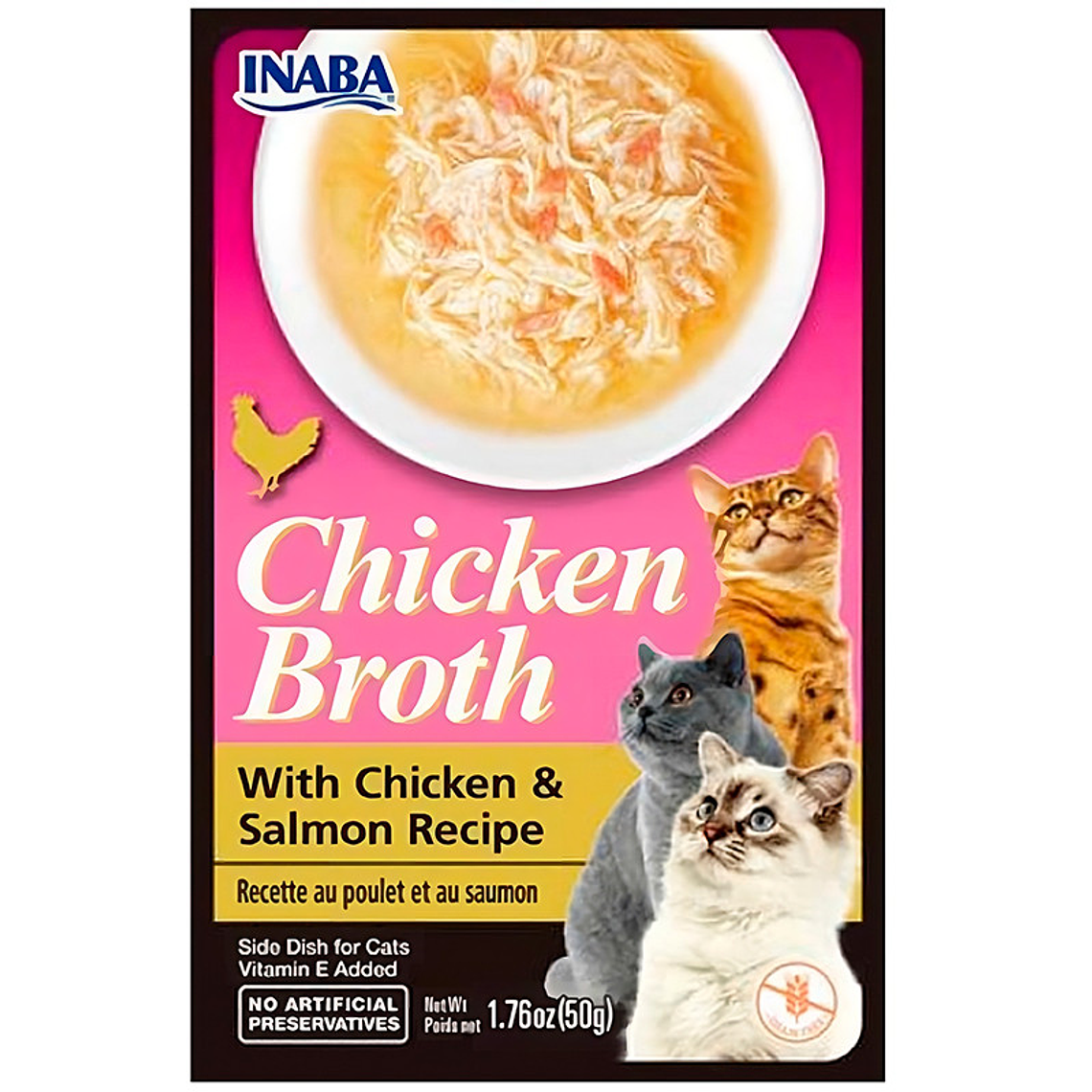 Inaba Churu Chicken Broth Salmón 1