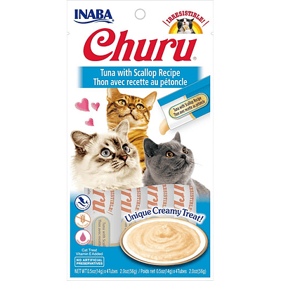Inaba Churu Snack Gato Tuna with Scallop