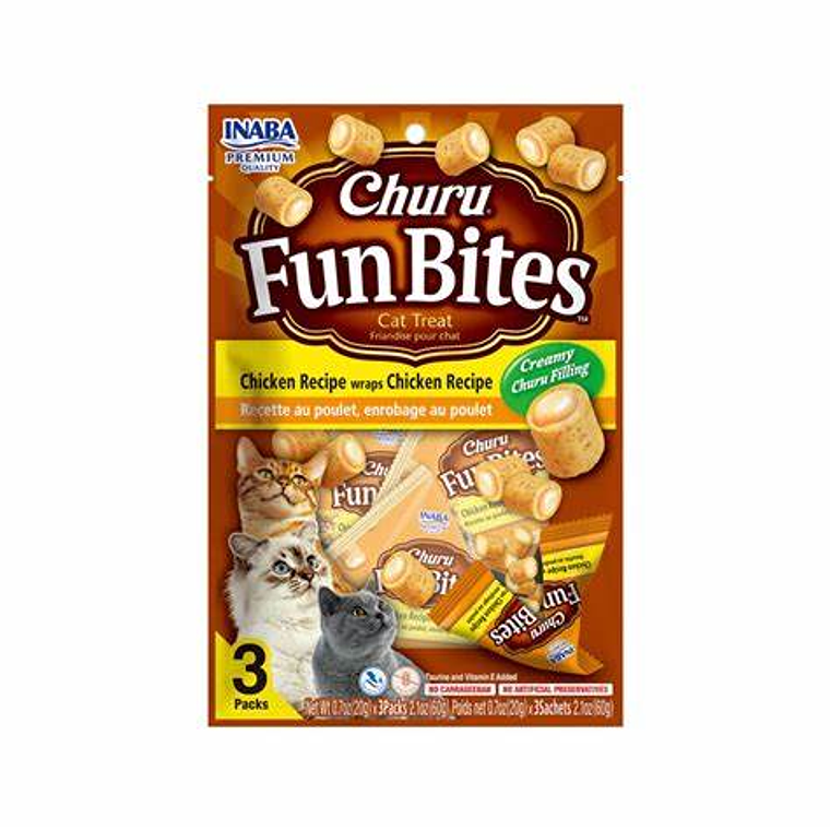 Churu Fun Bites Pollo - Snack para Gatos 1