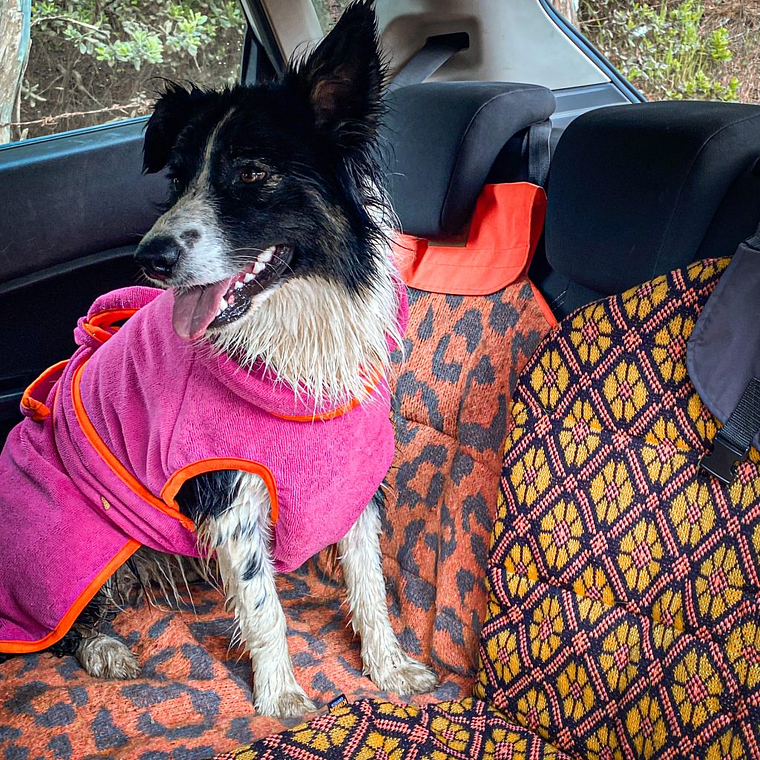 KIMBA PET Capa Toalla Drydog Rosado 2