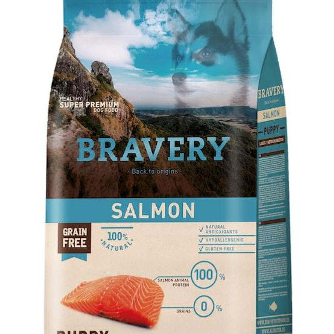 BRAVERY - SALMON PUPPY LARGE/MEDIUM BREEDS 1