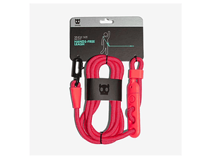 ZEEDOG HANDSFREE LEASH NEON CORAL Correa para perros
