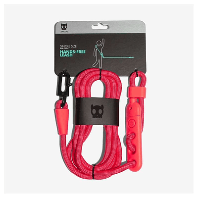 ZEEDOG HANDSFREE LEASH NEON CORAL Correa para perros