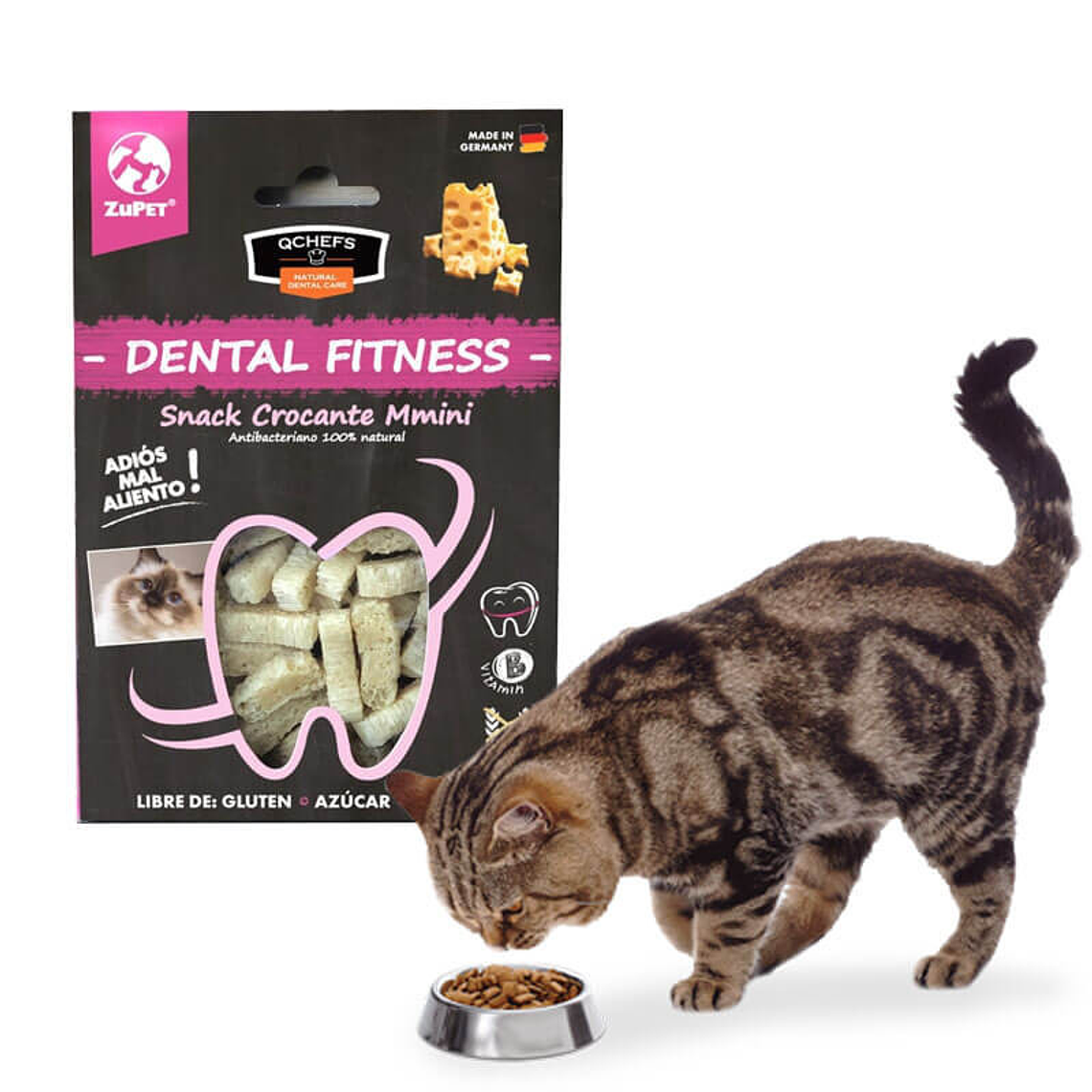 Qchef Zupet Snack Gatos Dental fitness 2