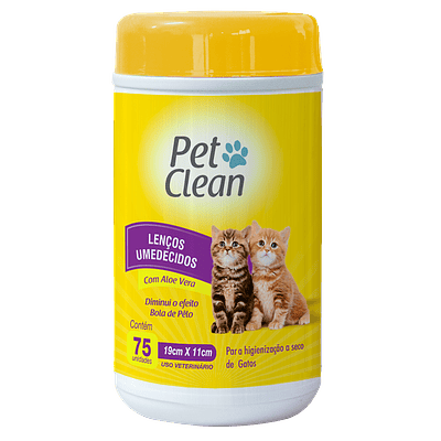 PET CLEAN TOALLITAS HÚMEDAS CON ALOE VERA