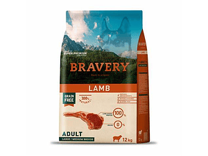 Bravery  LAMB ADULT LARGE/MEDIUM 12KG