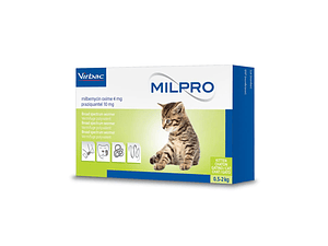Virbac MilPro Menos de 2 Kg Antiparasitario
