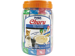 Inaba Churu Tuna Varieties Balde 50 Tubos Snack