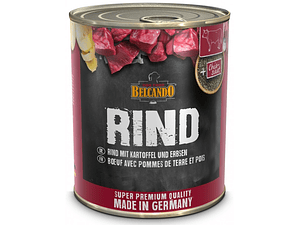 Belcando Rind Lata Ternera con Patatas y Guisantes Alimento Húmedo perros